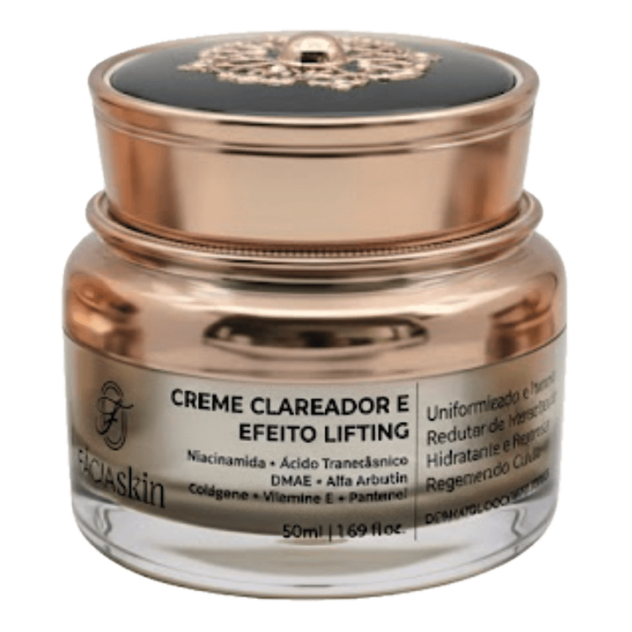 Pote do Creme Clareador e Efeito Lifting FÁCIAskin